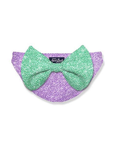 Costume con fiocco in spugna SAINT BARTH | MAD0002 MADAME W02265F CRINKLE LUREX 2455